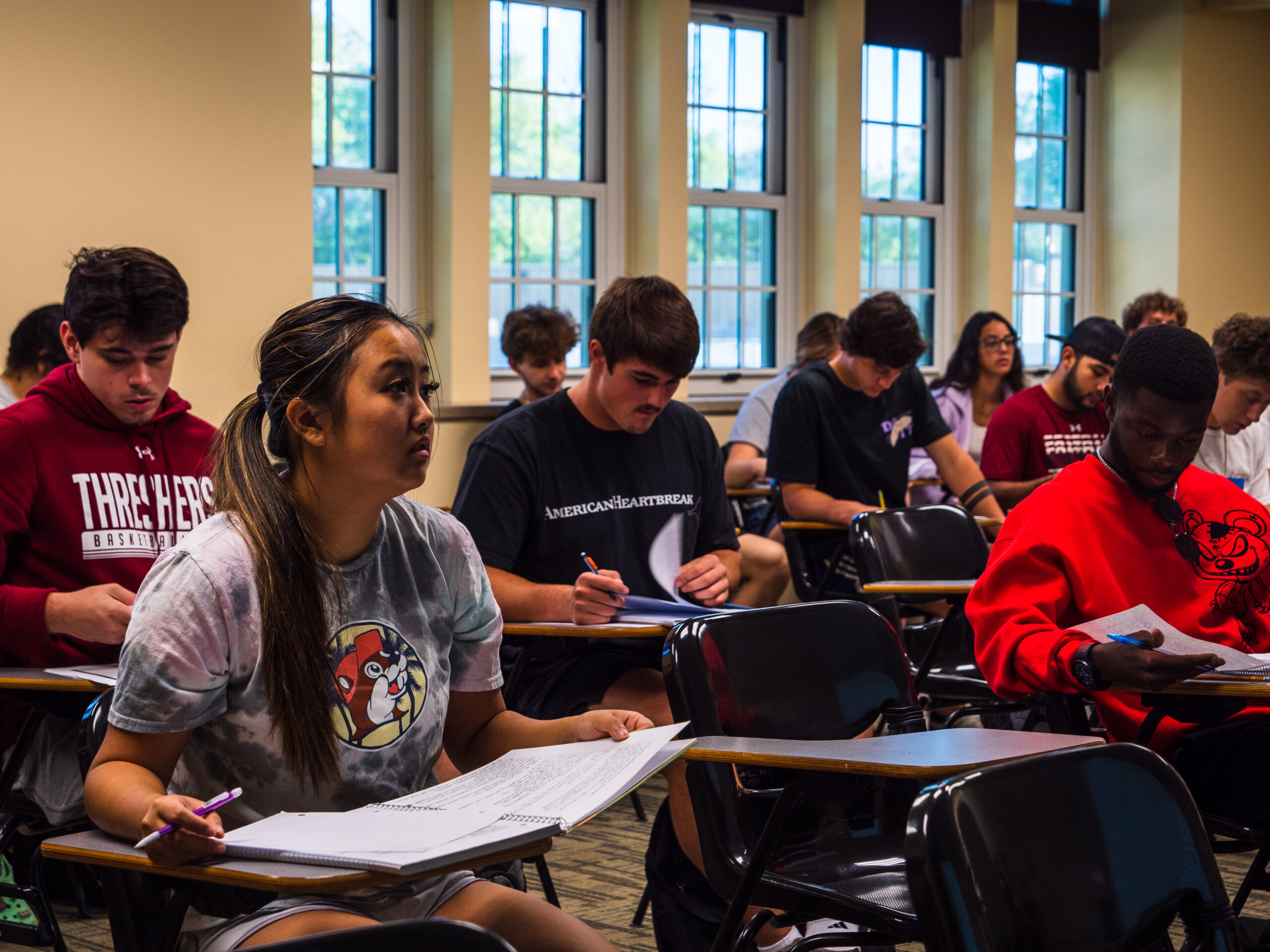 Students in classroom