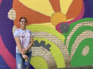 This year’s mural a student-alumnus collaboration