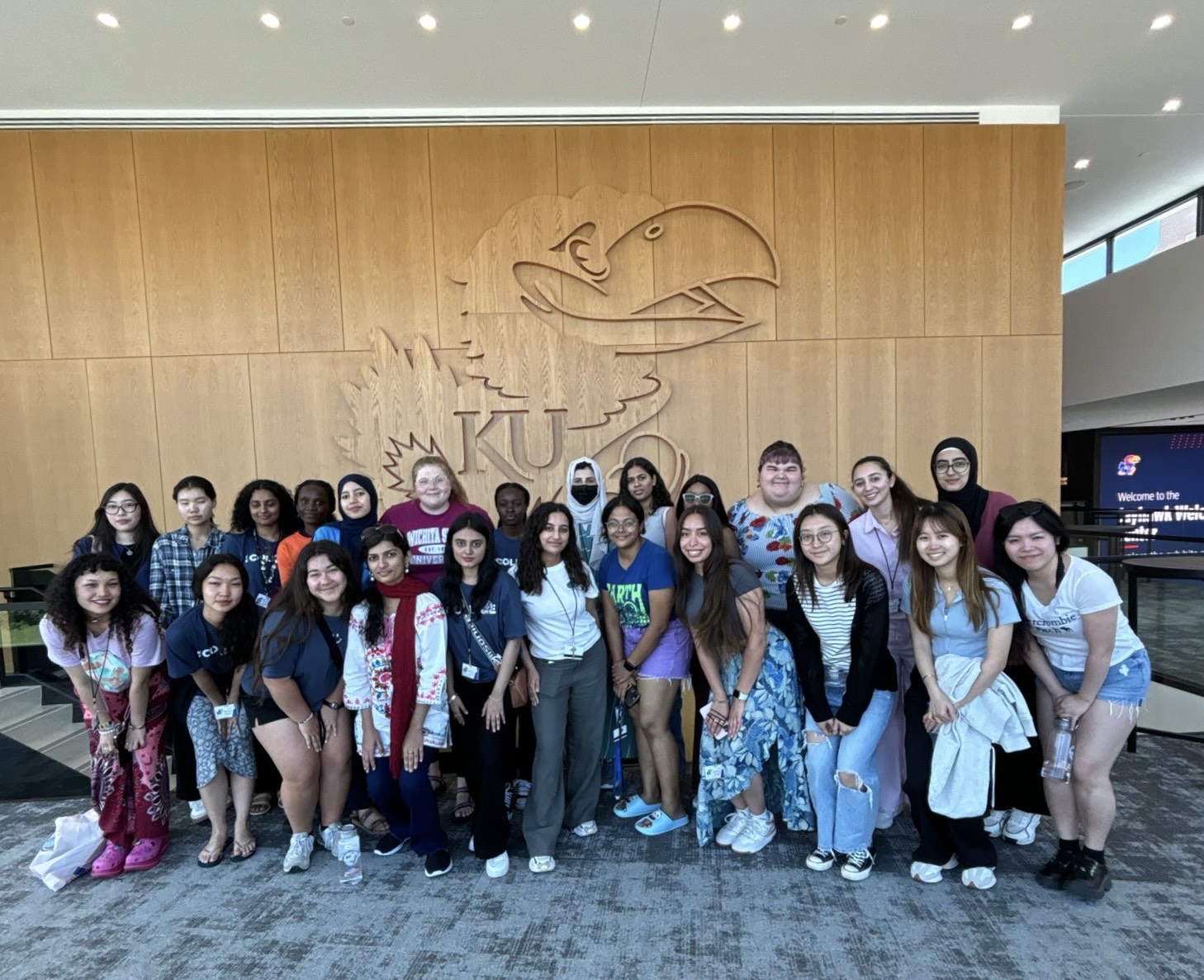 Lucy Buller and the 23 women in her summer cohort