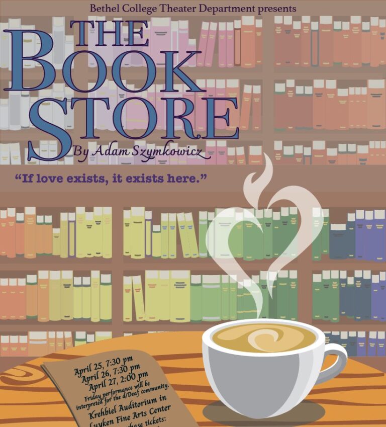 The Bookstore poster graphic