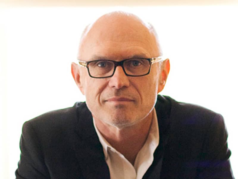 Miroslav Volf, headshot, in black jacket with white shirt