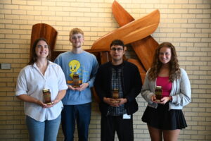 Threshers given for Bible and religion, chemistry, English, forensics
